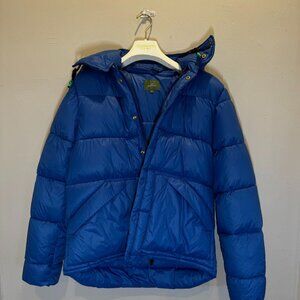 NWT Sid Mashburn Royal Blue Cashball Puffer Jacket Size: M